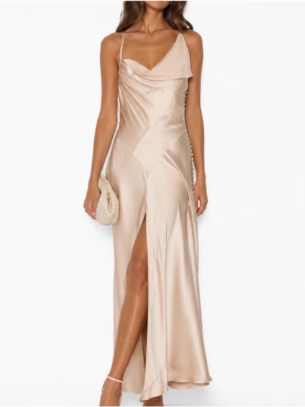 Atelier Altuzarra x Victoria Secret 100% Silk Bias Cut Slip Dress Maxi